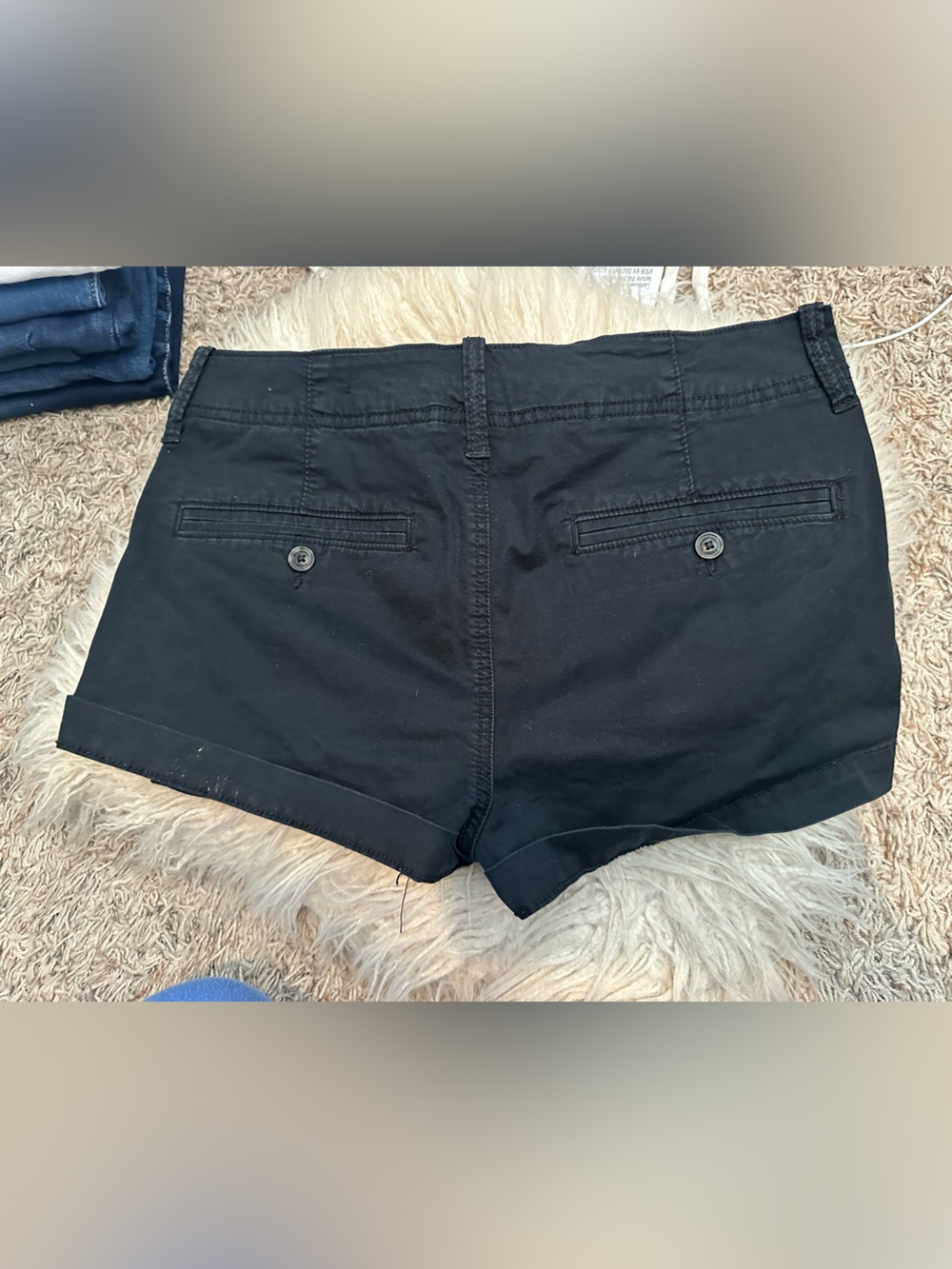 American Eagle Outfitters Black Stretch Shorts